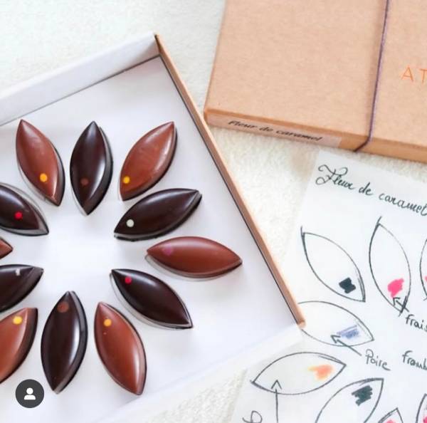 Coffret de bonbons au chocolat