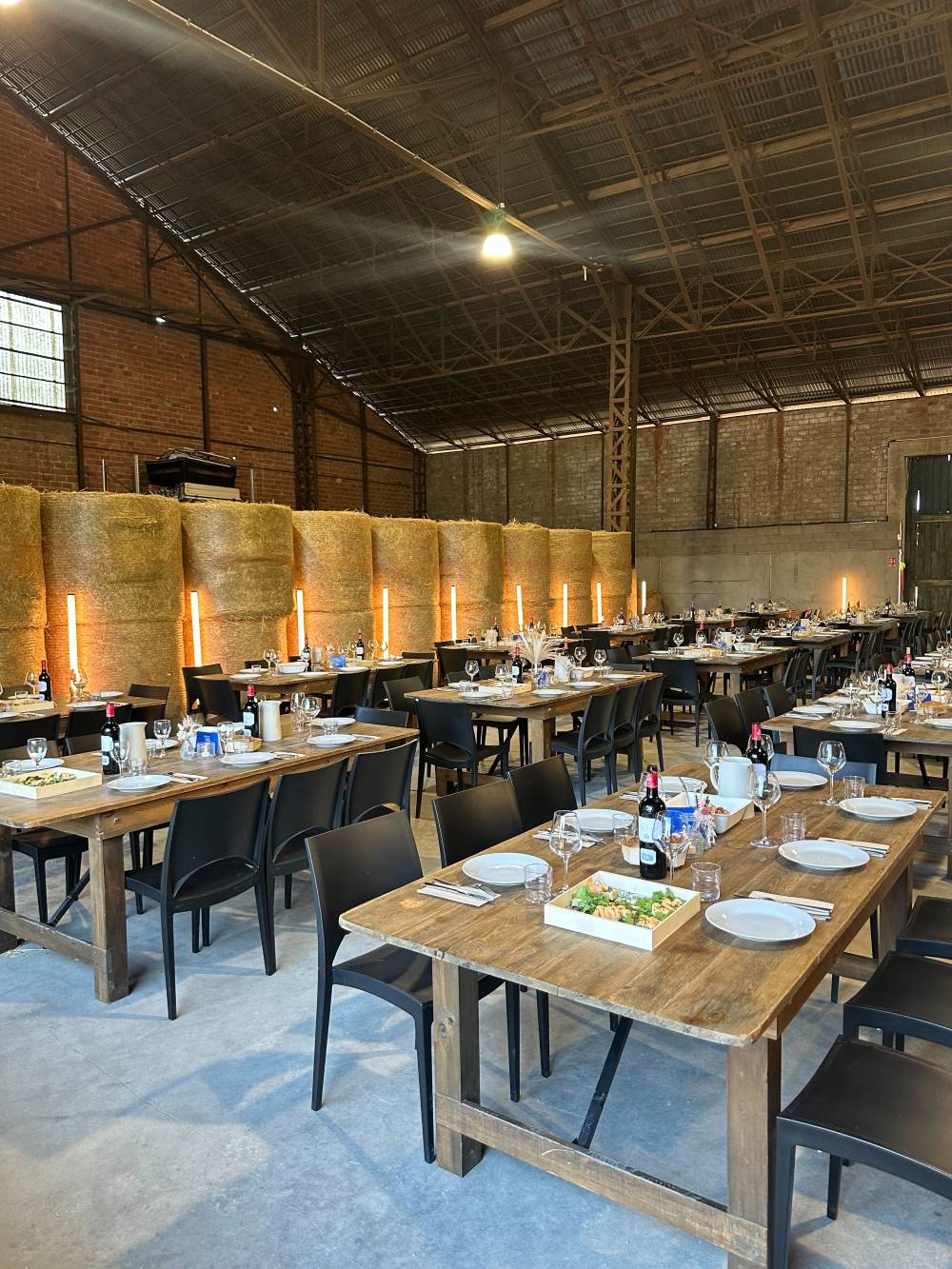 Dîner insolite dans une grande de foin - Hectar, Vallée de Chevreuse Yvelines Essonne