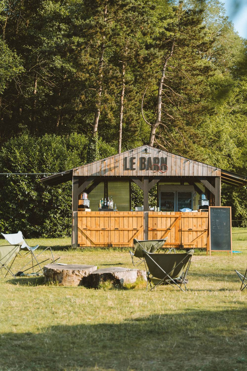 Buvette Le Barn séminaire nature au Barn, Bonnelles, Vallée de Chevreuse 78/91
