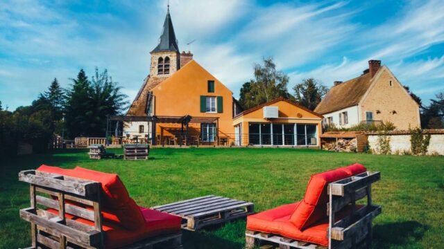 jardin extérieur pour Teambuilding Auberge des 3 hameaux