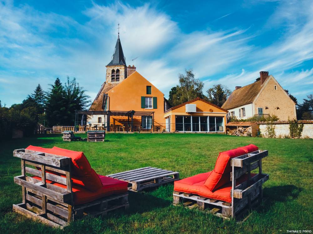 jardin extérieur pour Teambuilding Auberge des 3 hameaux
