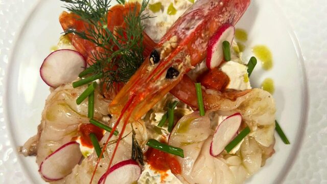 Assiette écrevisse Grain de Cel' Traiteur