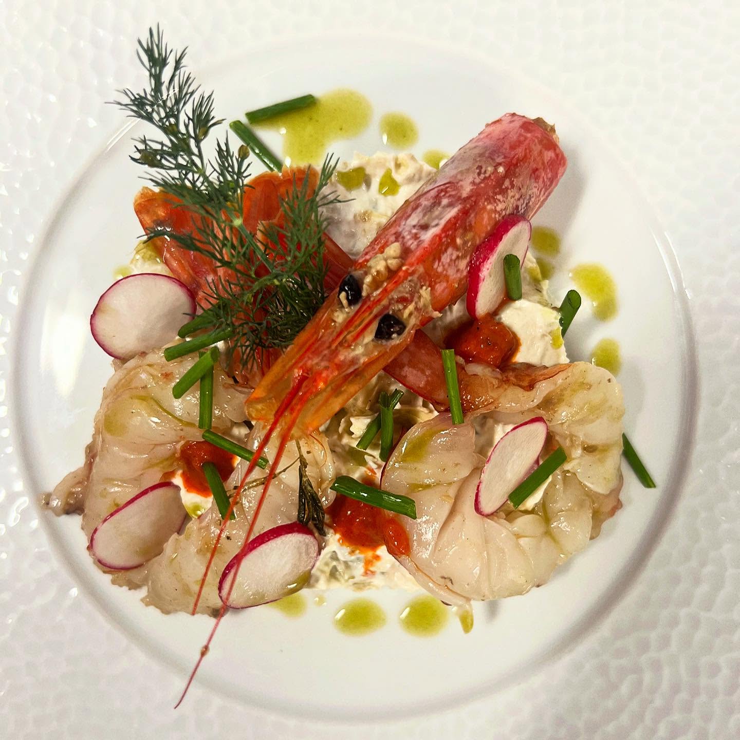 Assiette écrevisse Grain de Cel' Traiteur