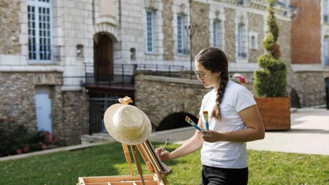 atelier peinture Château Regen'Ronqueux