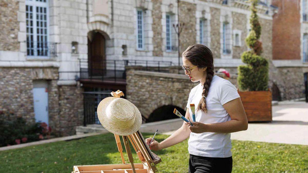 atelier peinture Château Regen'Ronqueux