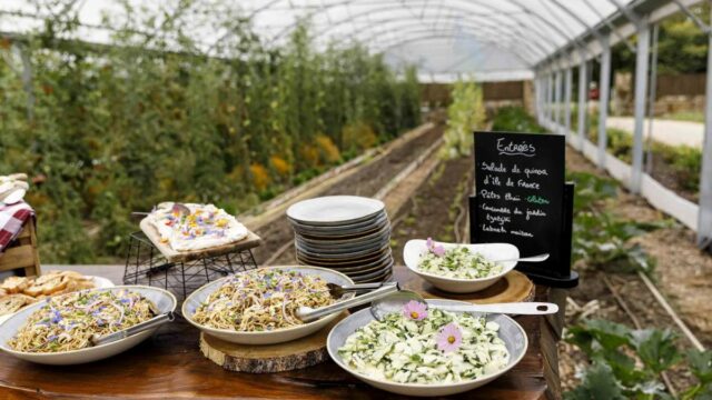 Cocktail fraicheur sous les serres Château Regen'Ronqueux