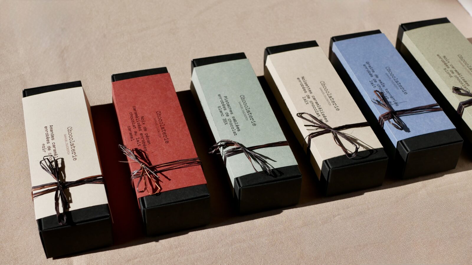 Samuel Ducrotoy réglettes de chocolat
