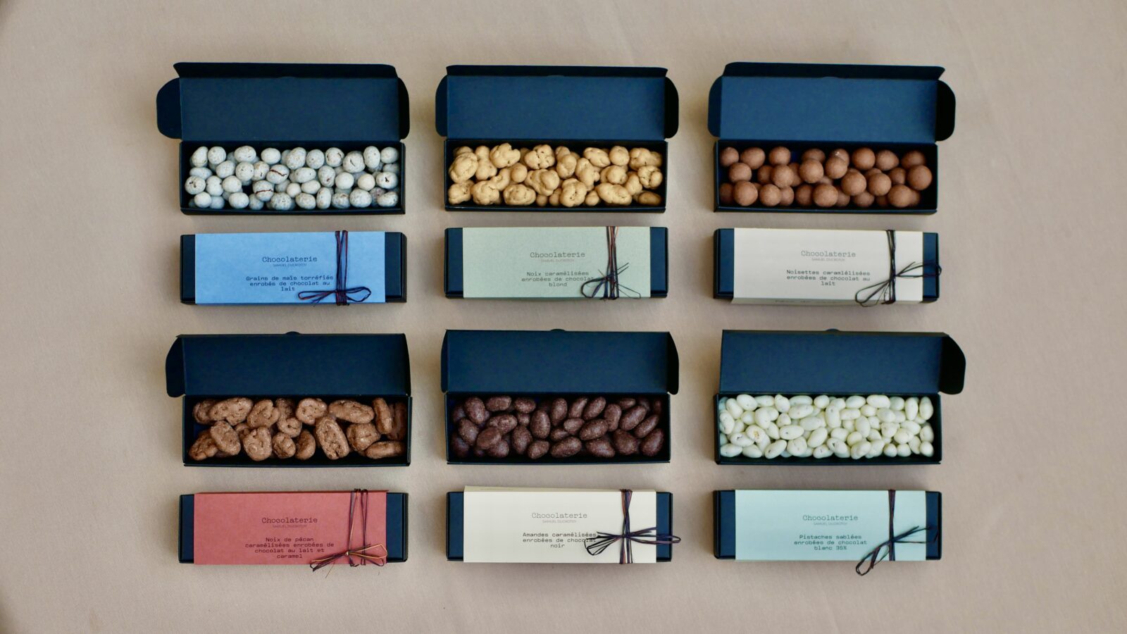 Samuel Ducrotoy réglettes de chocolat