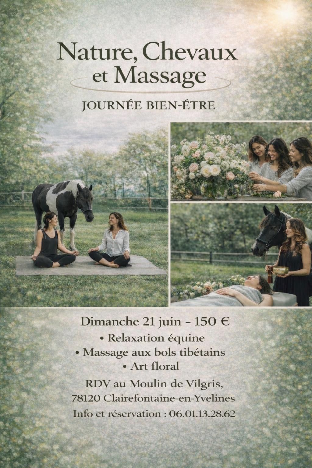 journée cheval nature massage