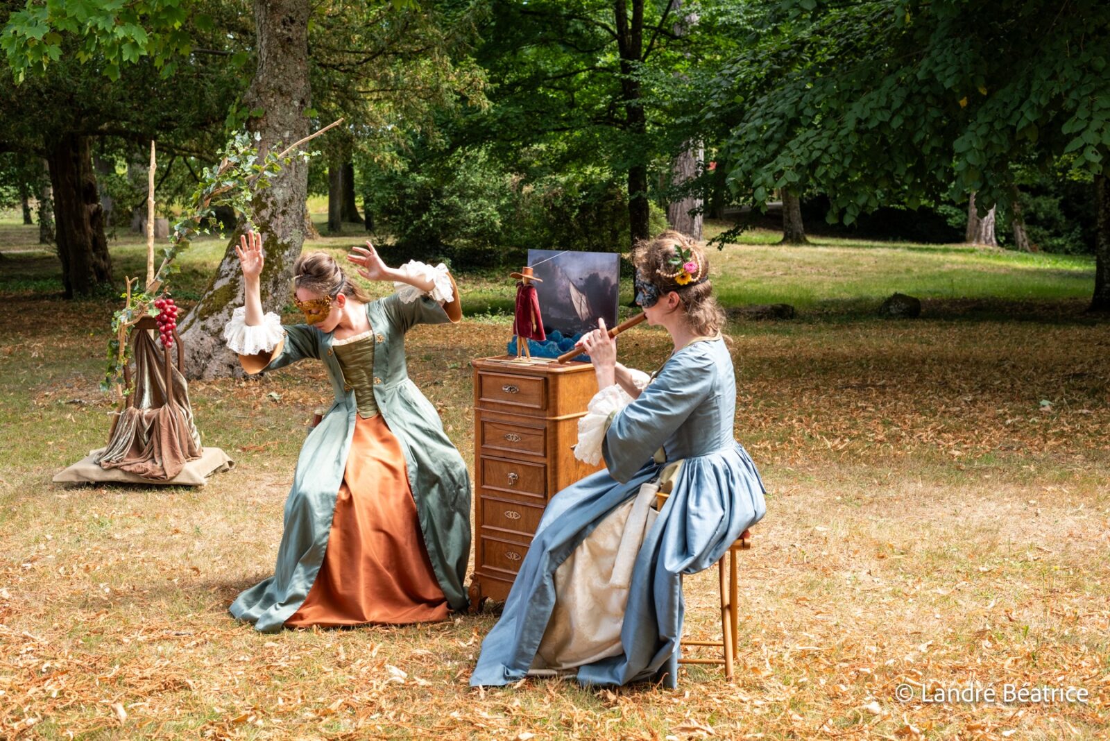 musique de chambre dans un parc Cavrosart