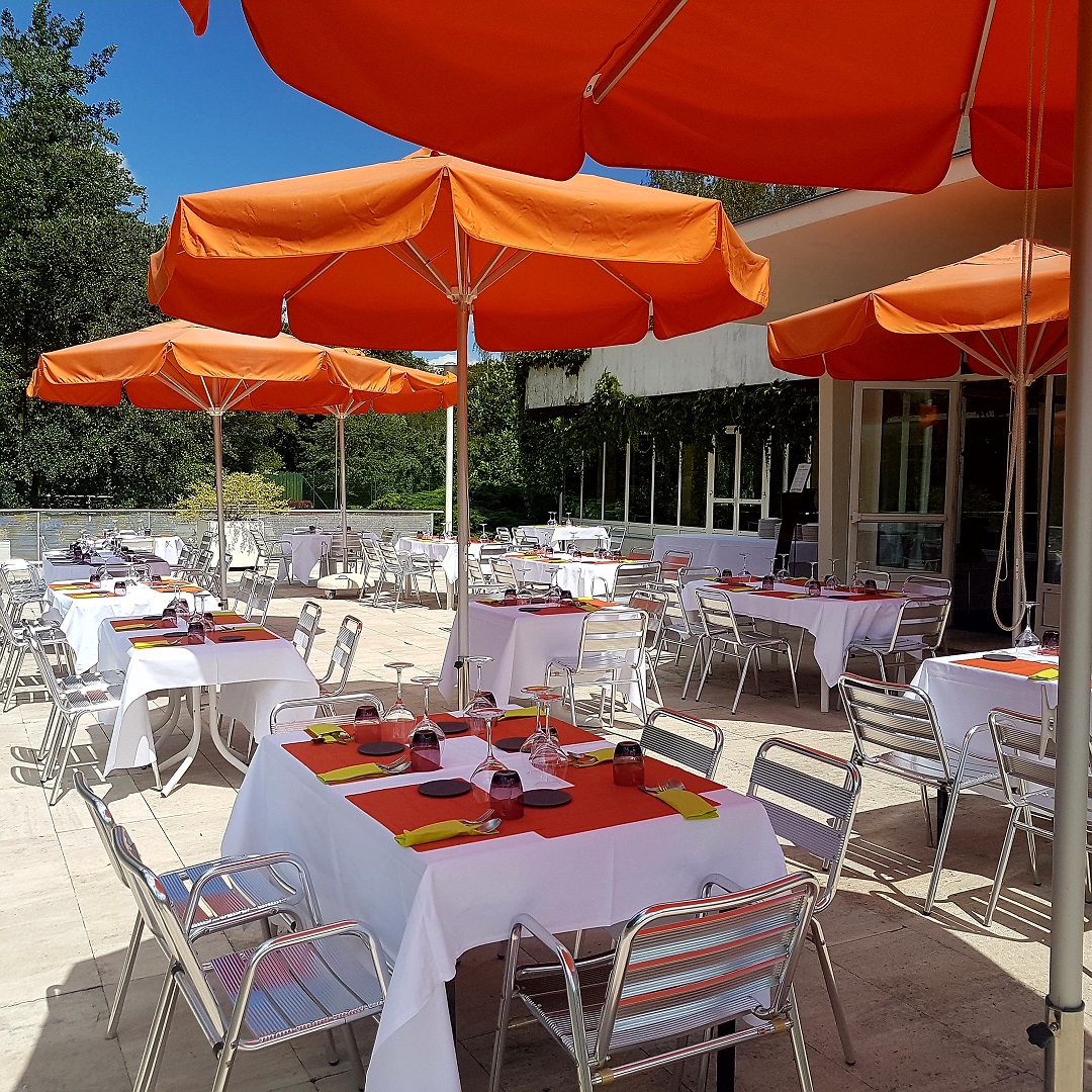 Terrasse Domaine Saint Paul Hôtel restaurant centre de séminaires