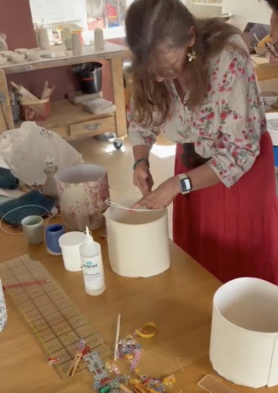 atelier abat-jour trame sauvage