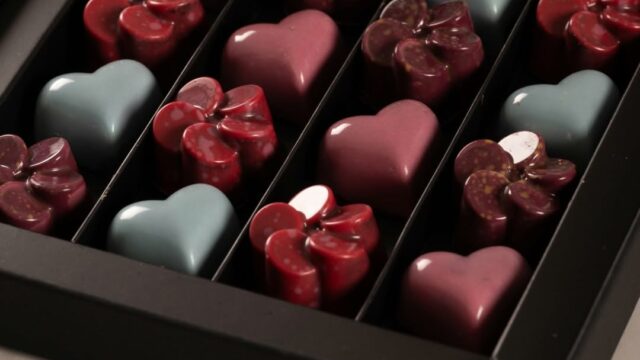 coffret de bonbons au chocolat Célestium